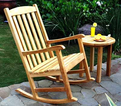 Wood Chairs on Rocking Chairs   Yard Envy