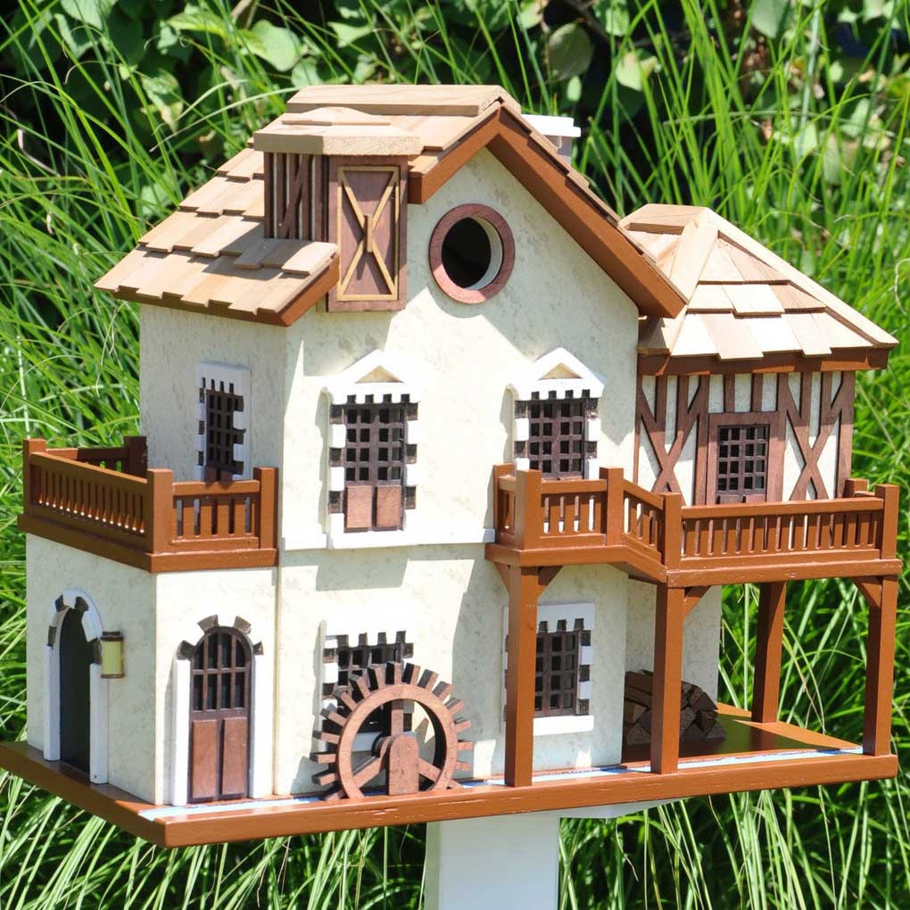 Water Mill Cottage Bird House Yard Envy