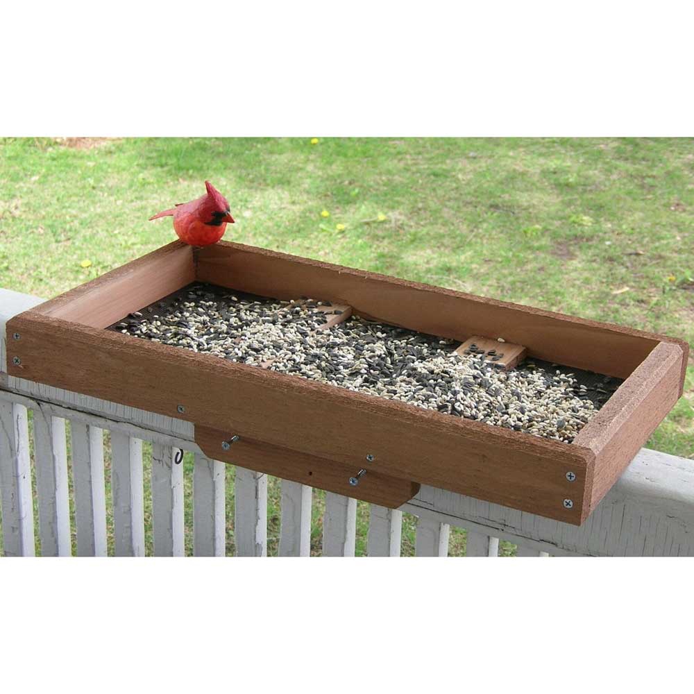 Deck / Post Tray Bird Feeder - Yard Envy