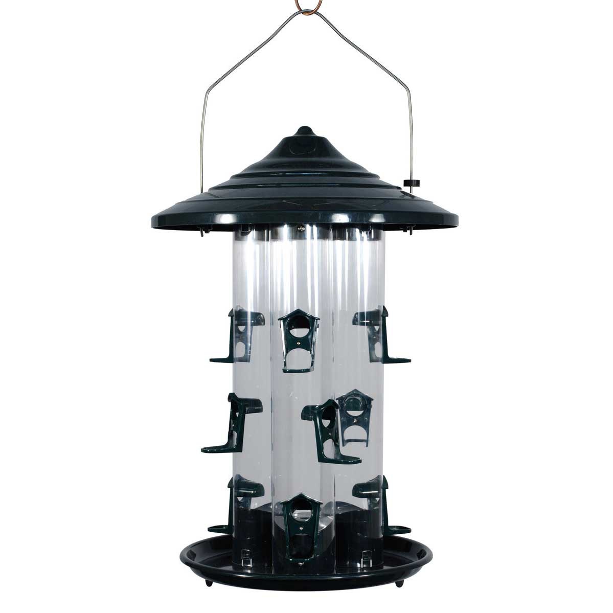 Metal Triple Seed Bird Feeder - Yard Envy