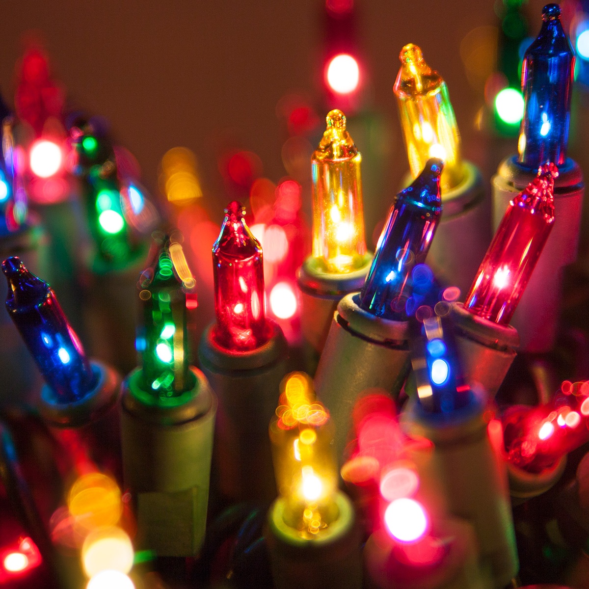 Standard Multicolor Chasing Mini String Lights - Yard Envy