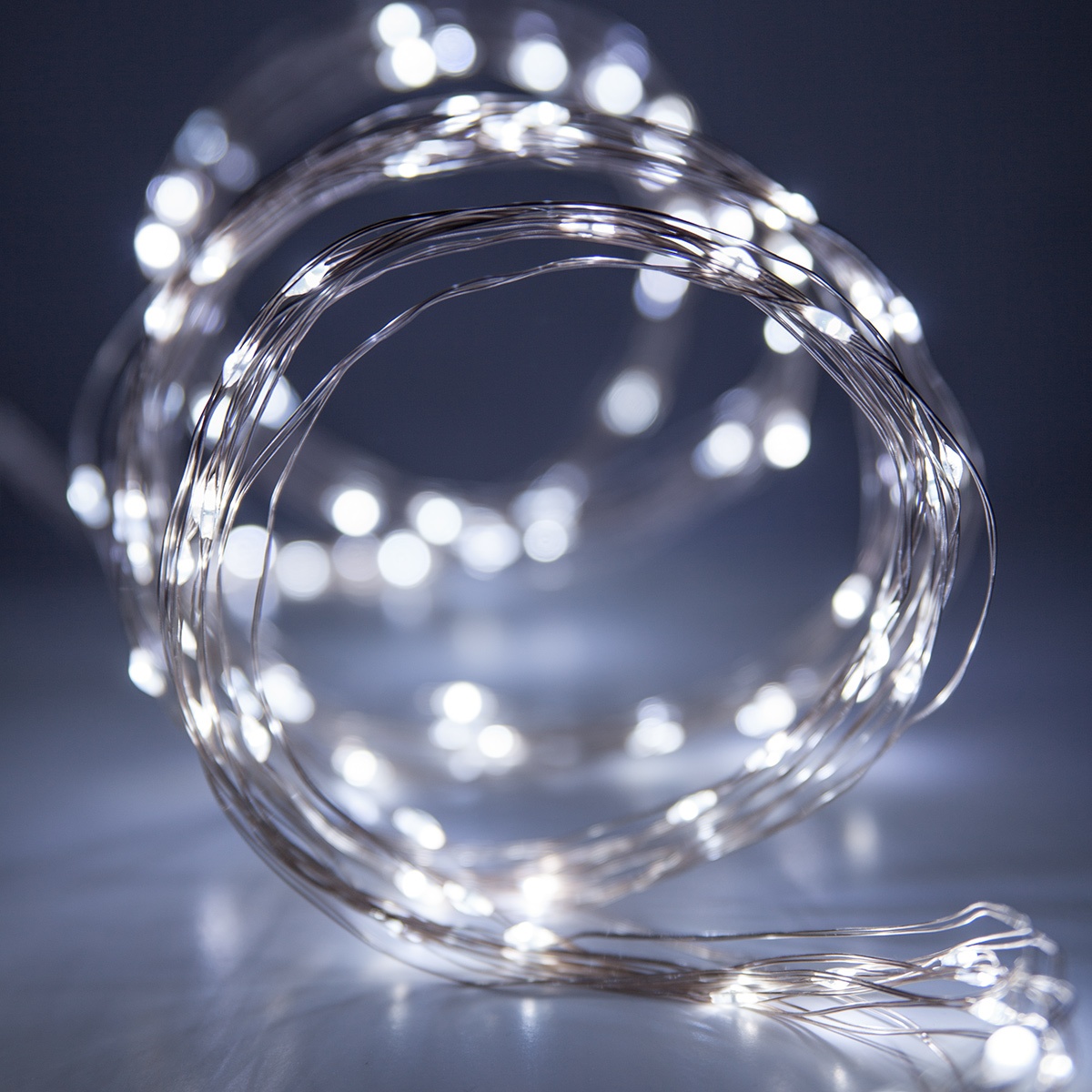 6' Ten Strand Light Spray with Cool White LED Lights - Yard Envy