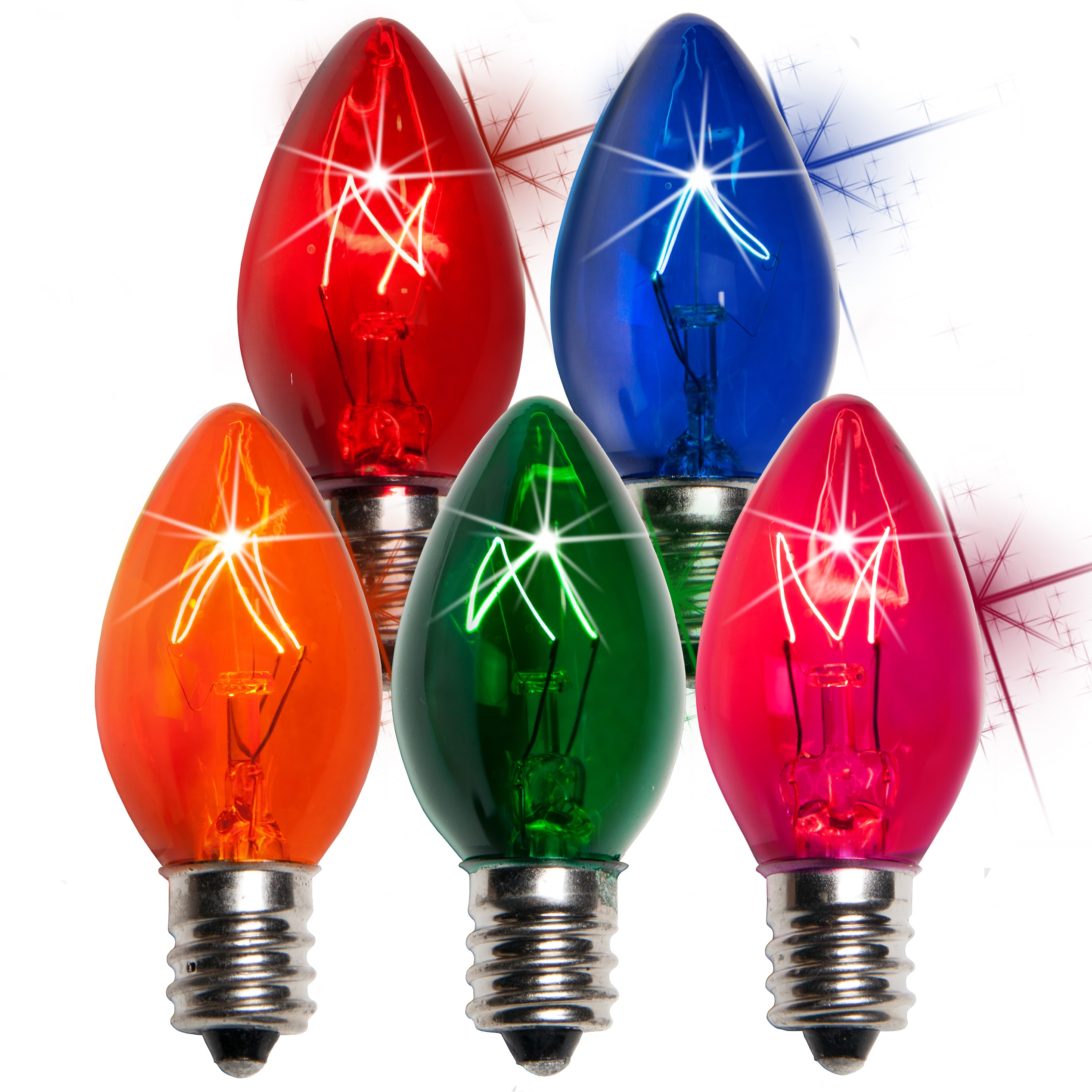 Festive light bulbs discount