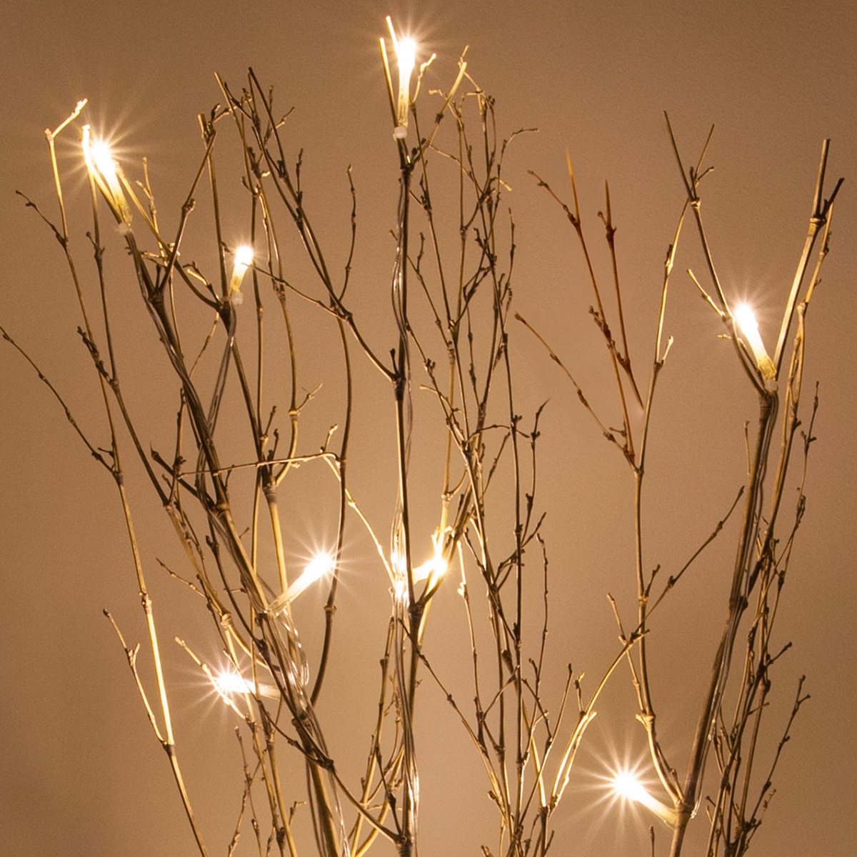 Branches Décoratives LED Bambou Naturel 1,2m - Ledkia