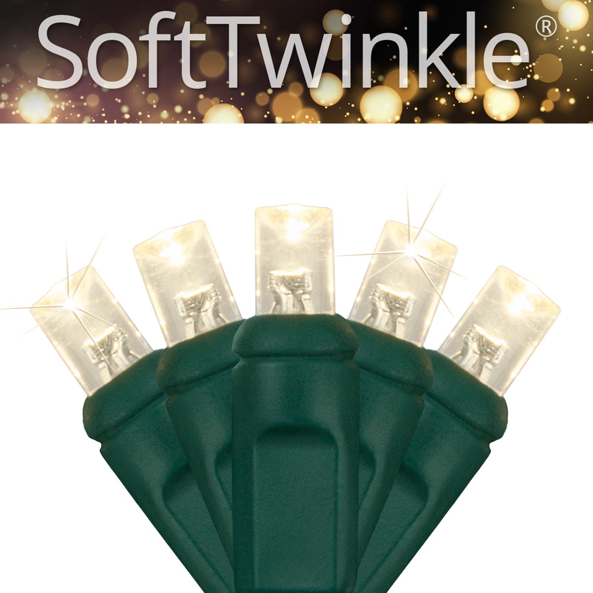Mini white lights green wire hotsell