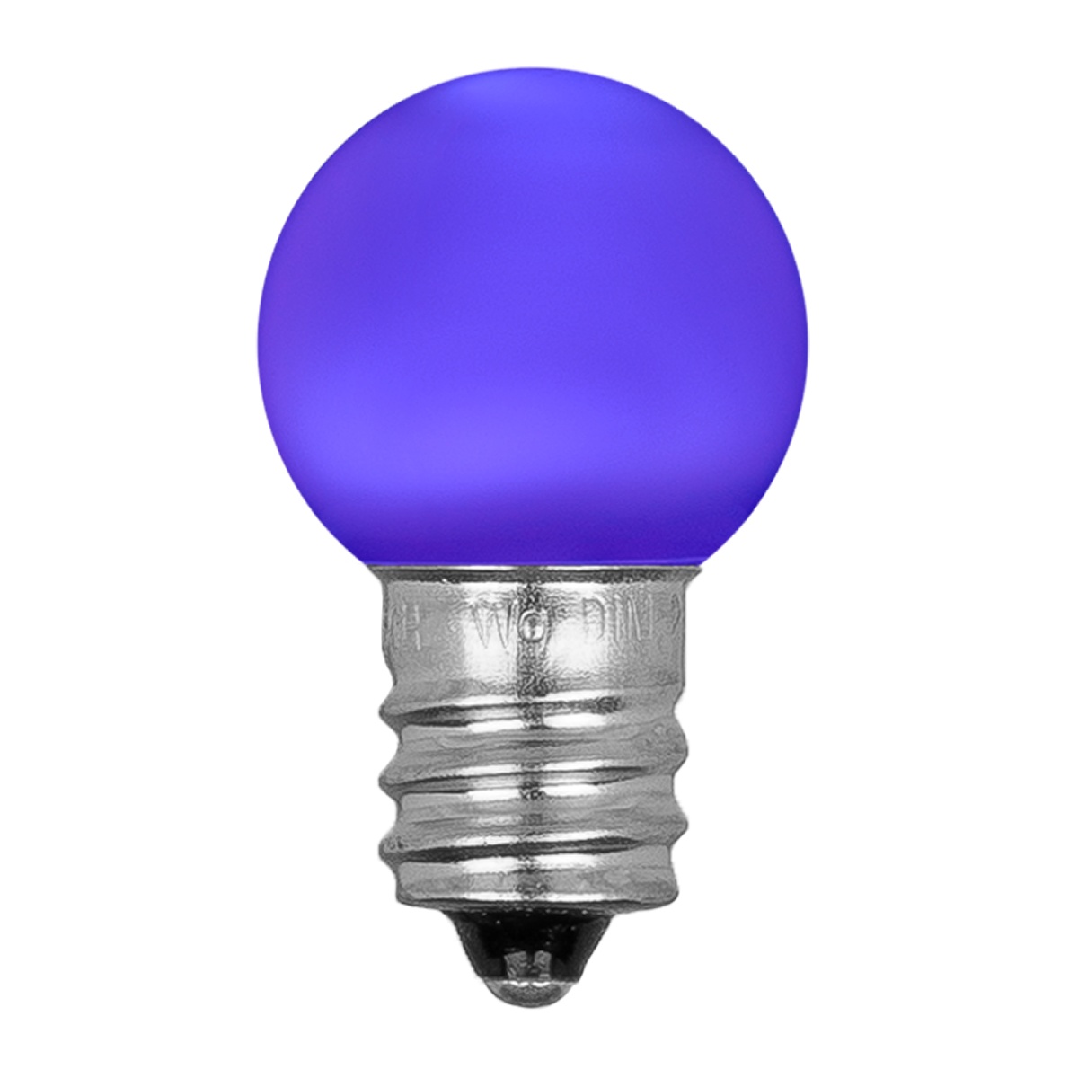 Mini G20 Globe Patio Light Bulb, Purple - Envy